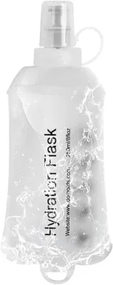 Productafbeelding van Opvouwbare softflask - 250 ml - Transparant - BPA-vrij