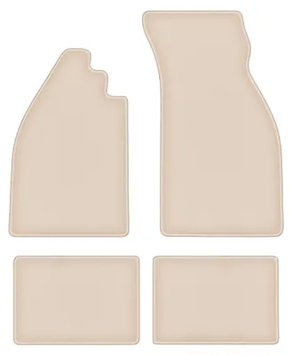 Image de Tapis de sol en moquette pour Volkswagen Garbus 1938-2003 – jeu 4 pièces, beiges, sur mesure – Wielganizator FORTUNA