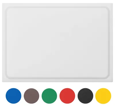 Obrázok produktu pre Odolná plastová doska na krájanie (45 x 30 x 2 cm), vhodná do umývačky riadu, extra hrubá