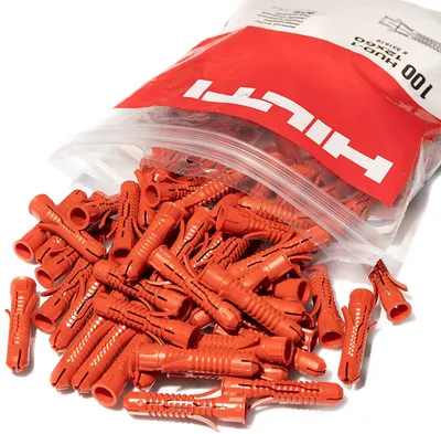 Zdjęcie produktu dla Wtyczka Hilti HUD-1 Uniwersalna wtyczka Mocowanie Duże opakowanie 100 HUD-1 12 x 60