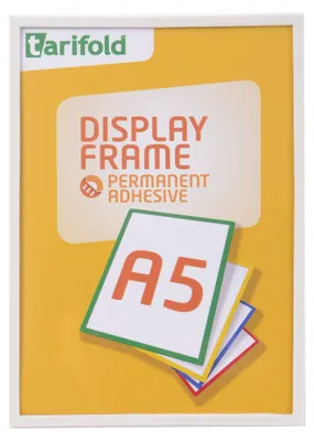 Image de Cadre de présentation Tarifold - A4 / blanc