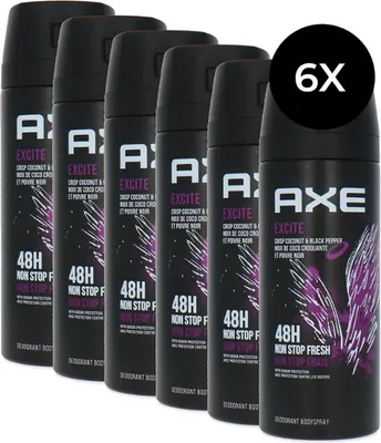 Produktbild von Axe 6x Axe Deospray - Excite 150 ml