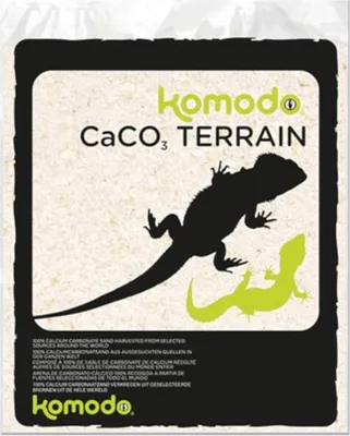 Immagine prodotto di Terrario di sabbia. CaCO3 Terain Bianco, bianco Komodo 4kg