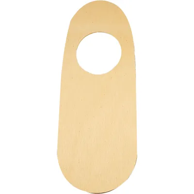 Produktbild von Türschild mit Loch aus Sperrholz, 10Stk.