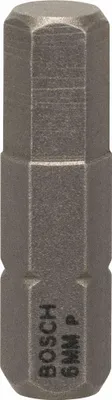 Image de Bosch 3x embout de vissage Extra-Dur, HEX 6, 25 mm - 2607001728
