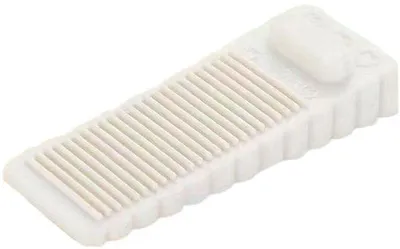 Obrázek produktu pro Gumové zarážky do podlahy – 4 ks – 9,8 × 4 × 1,4 cm – S – Protiskluzová odolná zarážka – Zarážka – Stohovatelná zarážka – Vhodná pro všechny typy vnitřních i venkovních podlah – Zarážka – Zarážka proti nárazu nad dveřmi