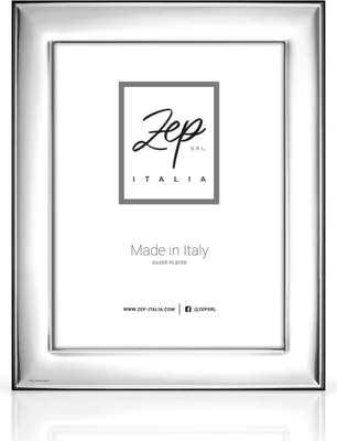 Image de ZEP Premium cadre photo métallique Pienza 13x18 cm argent brillant dos velours