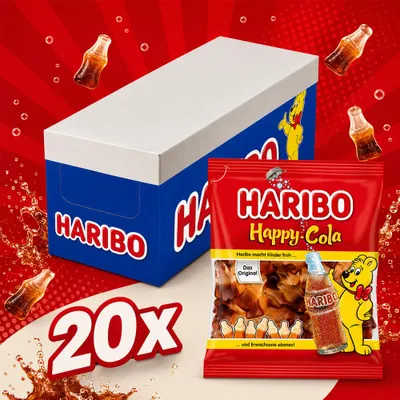 Produktbild von Haribo Happy Cola 20 x 175g Vorratspack