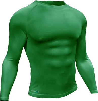 Immagine prodotto di Camicia sportiva di precisione baselayer manica lunga verde adulti M