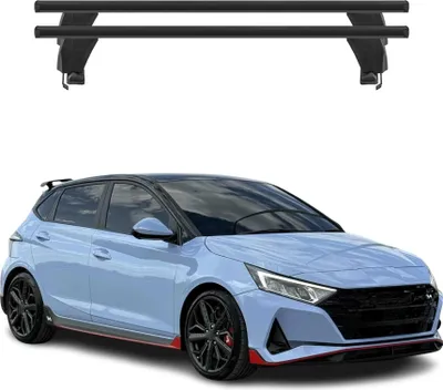 Image de Menabo Barres de toit pour Hyundai i20 / i20 N 2020-2025 Noir Alu ABE 2x