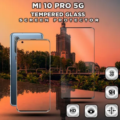 Obrázek produktu pro 1-balení Xiaomi Mi 10 Pro Ochranné sklo na displej - Tvrzené sklo 9H - Super kvalita 3D