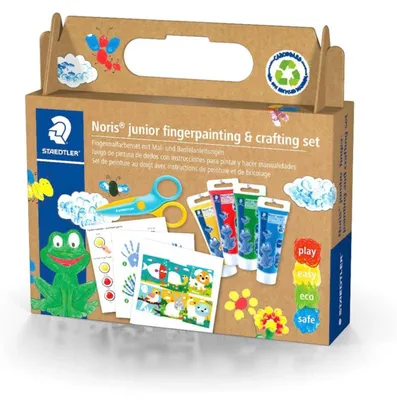 Produktbild von STAEDTLER Fingermalfarbe Noris junior Bastel-Set retail