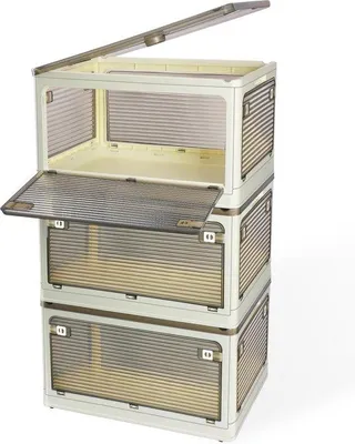 Produktbild von Famanu Aufbewahrungsbox Set 3-teilig - Faltbar, Transparent