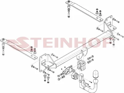 Produktbild von Z546605 Anhängerkupplung passend für HONDA Civic 2017-2021 abnehmbar