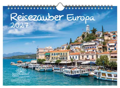 Produktbild von Reisezauber Europa DIN A4 Kalender für 2027 Europa Stadt und Land