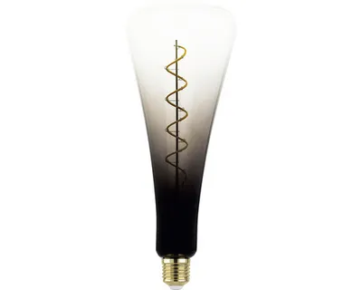 Obrázek produktu pro Eglo LED spirálová žárovka T110 Vintage 4W = 12W E27 Grey Black 110lm extra teplá bílá 1800K DIMMABLE