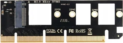 Immagine prodotto di Scheda adattatore per PC desktop PCIe 4.0 X16 per disco M.2 NVME
