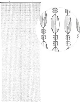 Produktbild von Famanu Türvorhang aus Perlen - Insektenschutzvorhang - Transparent
