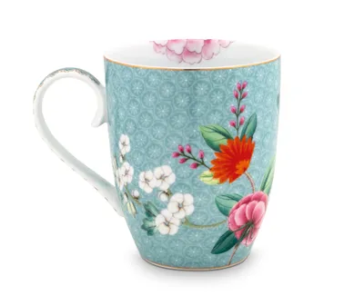 Produktbild von Pip Studio Tasse Blushing Birds Blau 350 ml