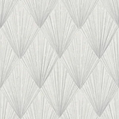 Produktbild von Profhome 378641-GU Grafik Tapete Geometrisch matt weiß grau 5,33 m2