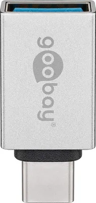 Produktbild von GOOBAY USB-C-Adapter 56620 OTG silber