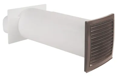 Produktbild von OptimAIRo 150 Mauerkasten N37132 teleskopierbar braun flach