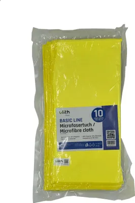 Produktbild von Clean-Basic-Microfasertuch gelb 10er Pack