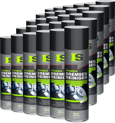 Produktbild von Spraytive 30x 500ml Power Bremsenreiniger Spray – Industriereiniger gegen Schmutz, Öl, Fett