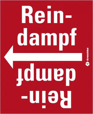 Produktbild von Dreifke® Rohrleitungsband Reindampf, praxisbewährt, ab Ø 50mm, rot/weiß, 33m/...