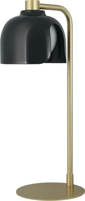 Zdjęcie produktu dla OSRAM Decor Corolle Table Lampa stołowa, czarne metalowe szkło, gniazdo G9, kabel tekstylny, styl retro