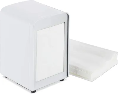 Produktbild von Relaxdays Retro-Serviettenspender, Metall, kleiner Serviettenhalter