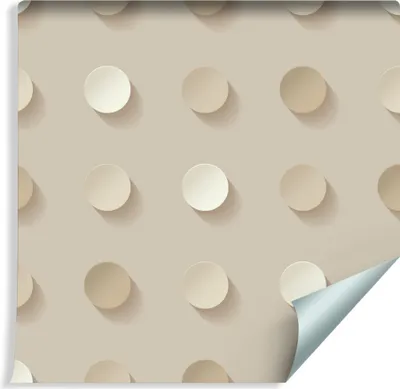 Zdjęcie produktu dla Tapeta Dekoracja Ścienna Do Przedpokoju Drobne GROSZKI Ozdoba z modnym efektem 3D