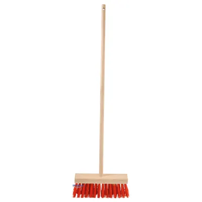 Produktbild von Frör 160154 Strassenbesen, natur/rot