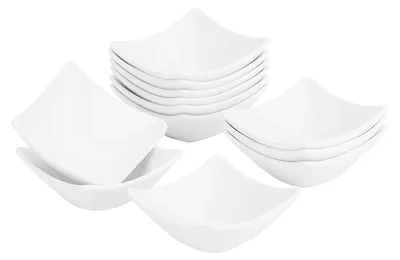 12er-Set Porzellan Mini Muffinförmchen 7,5 cm 60 ml ofenfest