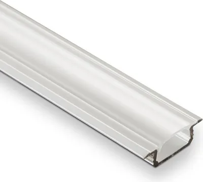 Produktbild von 5 Stück LED Profil-44 Einlassprofil 2000 x 22 mm mit klarer Abdeckung