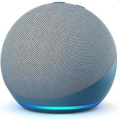 Produktbild von Amazon Echo Dot (4th gen), Amazon Alexa, Sphärisch, Blau, Deutsch, Englisch, Spanisch, Französisch, Italienisch, Android, Fire OS, iOS, 4,1 cm