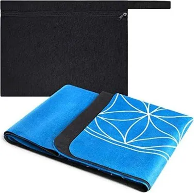 Productafbeelding van Famanu Yogamat Extra Dik - Opvouwbaar, donkerblauw