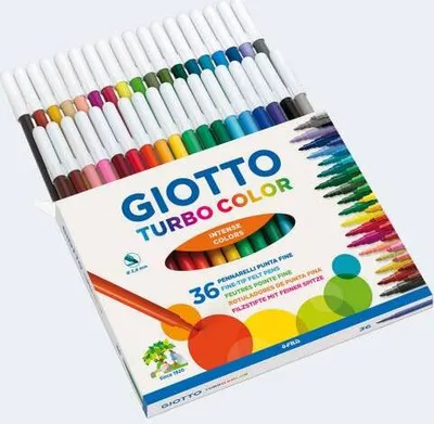 Produktbild von Giotto farbige Marker Turbo-Buntstifte 36er-Set
