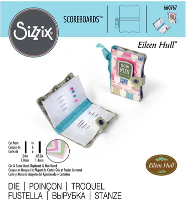 Produktbild von SIZZIX Bigz Stanzform Präge Stanzschablone Cutting Die, Needle Book