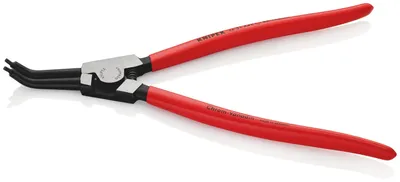 Immagine prodotto di KNIPEX 46 31 A42 Pinza per anelli esterni su alberi con angolo di 45° e rivestimento in plastica nera atramentata 310 mm