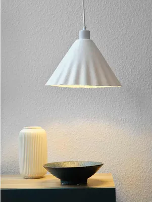Produktbild von Ledvance Pendelleuchte Hängelampe Decor Pulp Pendant Weiß Ø31cm max. 9W E27 aus Pappmaché