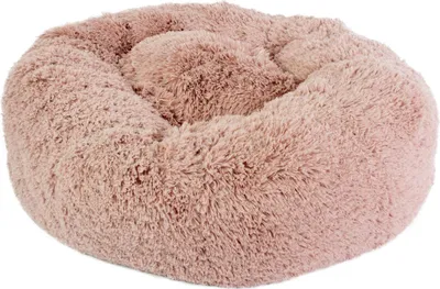 Image de Lit pour chien Duvo+ Snug Donut rose, taille : XL