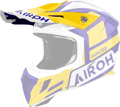 Zdjęcie produktu dla Daszek do kasku Airoh Aviator ACE 2 żółto-biały