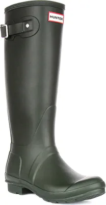 Produktbild von Hunter W Original Tall In Olive For Women – 6 UK - 39 EU - 8 US / Olive