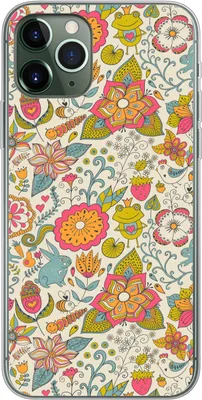 Produktbild von MuchoWow® Handyhülle Schutzhülle Hülle für Telefoonhoesje iPhone 11 Pro Mädchen - Kaninchen - Frosch - Muster - Mädchen - Kinder - Kinder - Kind Silikon Softcase Handy Hülle - Handy