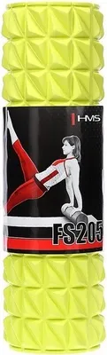 Obrázek produktu pro Cvičební válec Fitness válec Masážní válec Pěnový válec 45 cm Žlutý