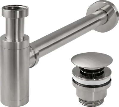 Obrázok produktu pre Sifón click-clack REA BRUSH NICKLE INOX