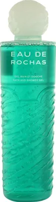 A product shot of a bottle of shower gel.