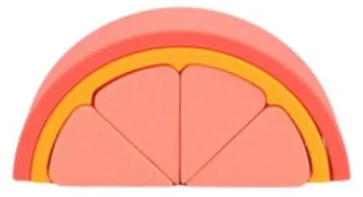 Immagine prodotto di Petikids Puzzle 3D quarto arancione