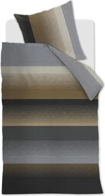 Produktbild von Beddinghouse Mako-Satin-Bettwäsche-Garnitur Luke Farbe Grey Größe 135x200